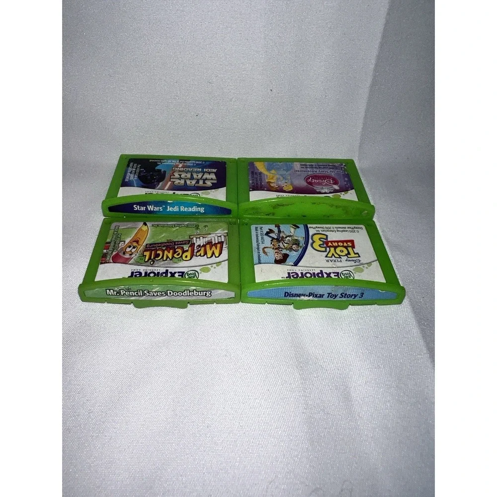 Lot of 4 Leap Frog Leapster Explorer Leap Pad Learning Game Cartridges